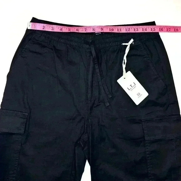 L.T.J/ LETTER TO JULIET CARGO JOGGERS IN BLACK SIZE LARGE - Picture 7 of 11